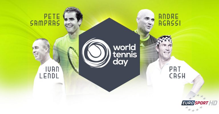 A alegria de Sampras, Agassi, Cash e Lendl