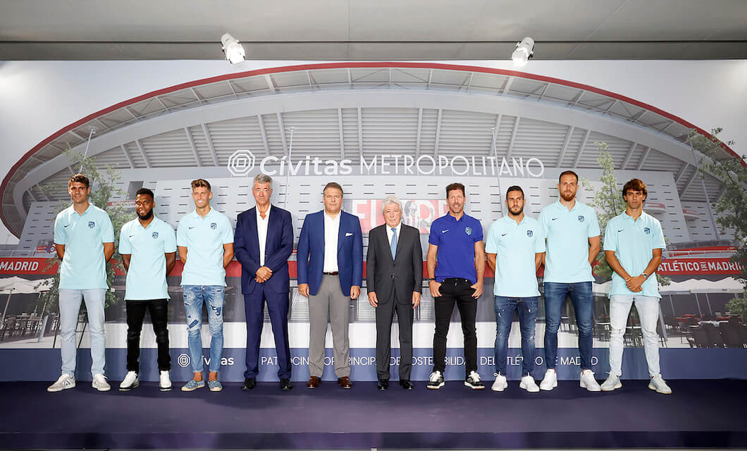 Atlético de Madrid equipa