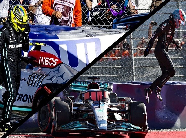 Lewis Hamilton George Russell GP áustria