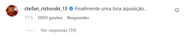 Ristovski comentário