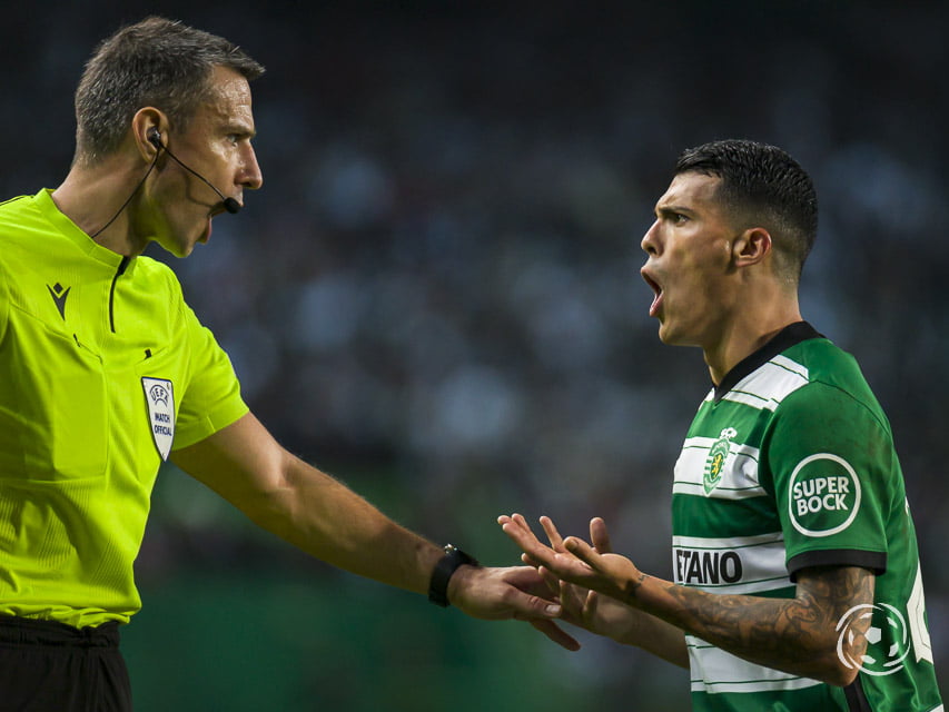 Slavko Vincic árbitro Pedro Porro Sporting CP