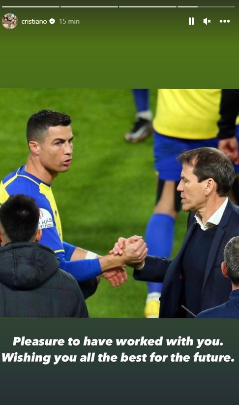 Cristiano Ronaldo Rudi Garcia Al Nassr