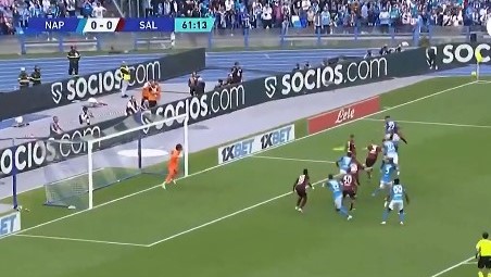 Golo de Mathias Olivera pelo Napoli