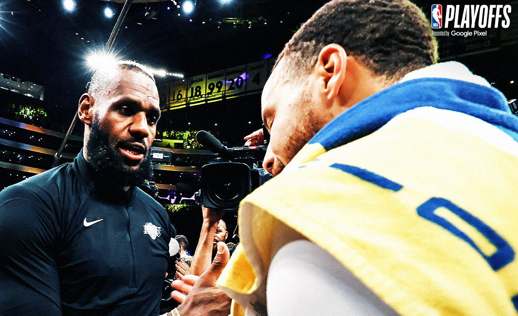 Lebron James Steph Curry LA Lakers GS Warriors