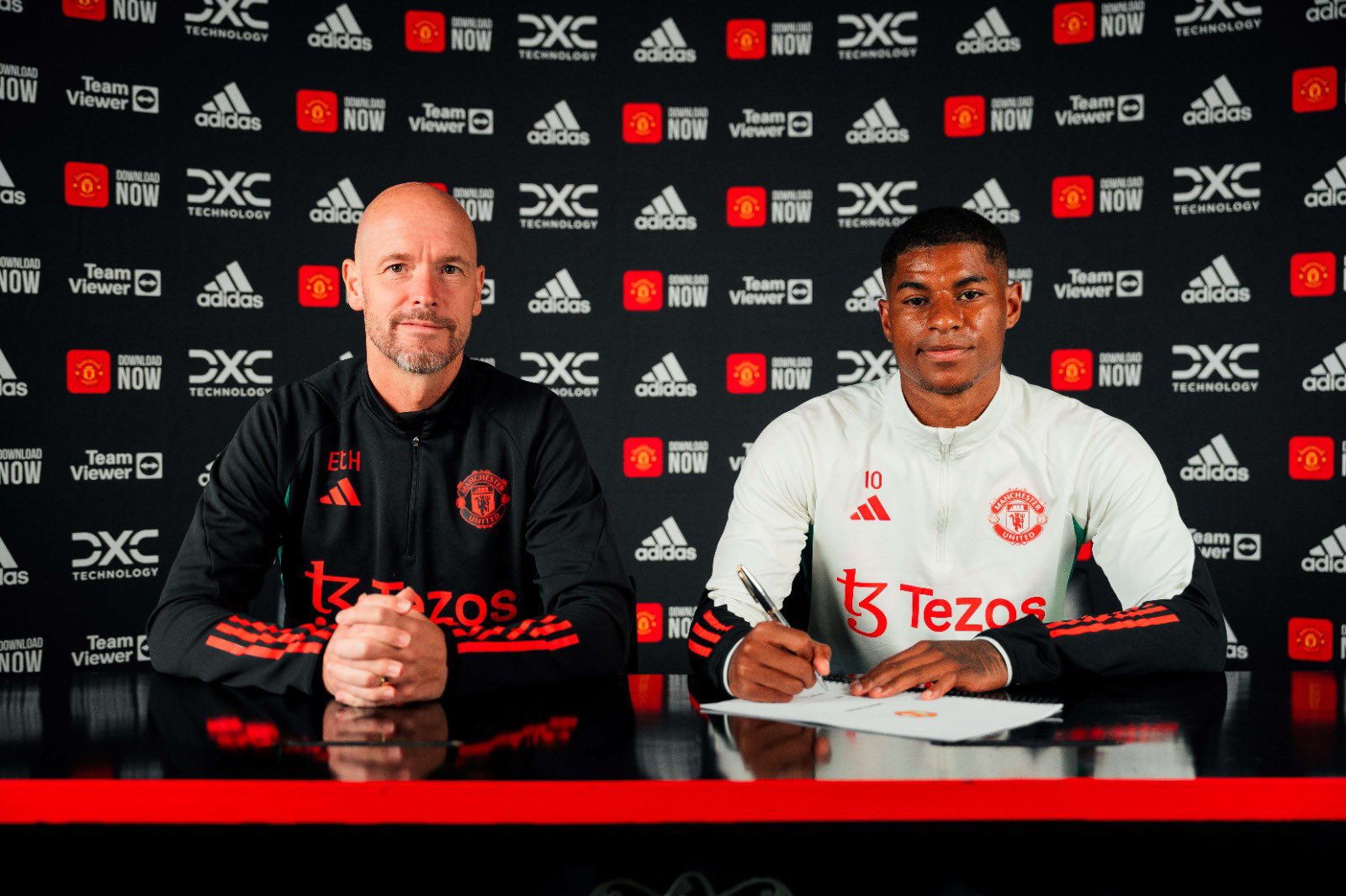 Marcus Rashford Erik Ten Hag