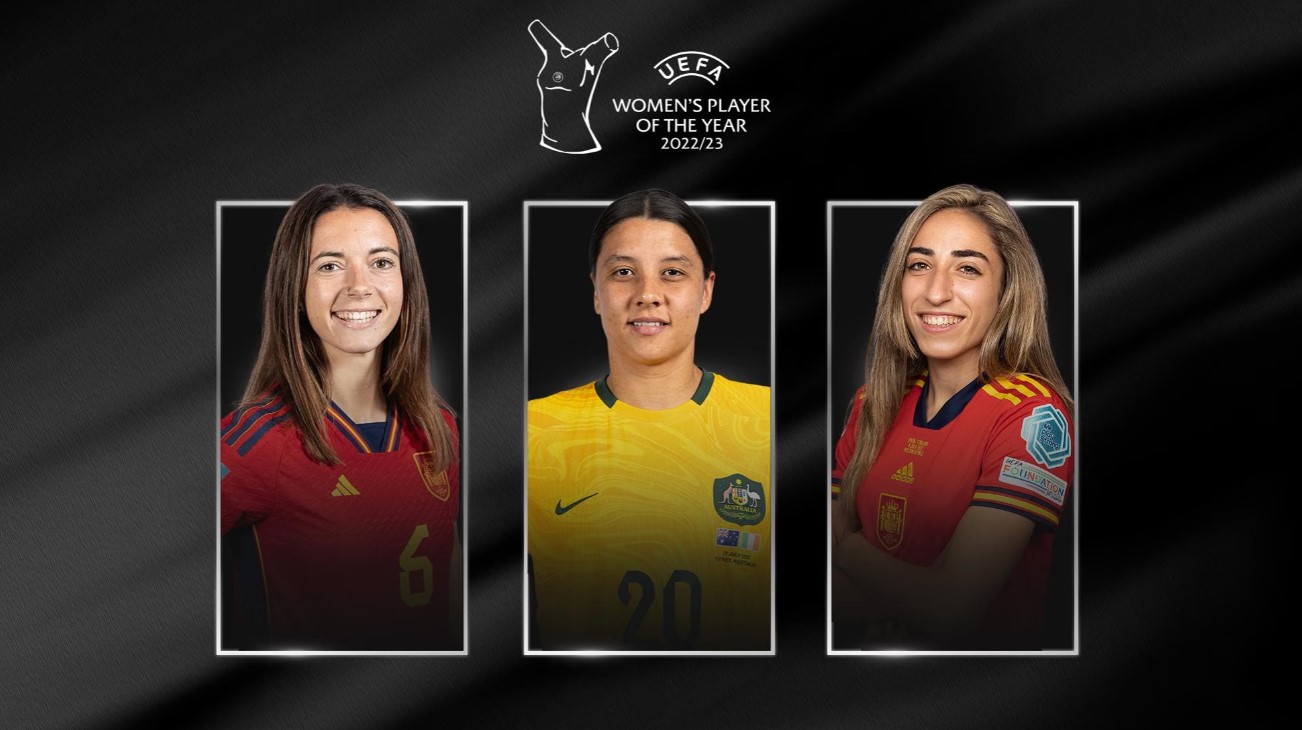 UEFA Futebol Feminino Aitana Bonmatí Sam Kerr Olga Carmona