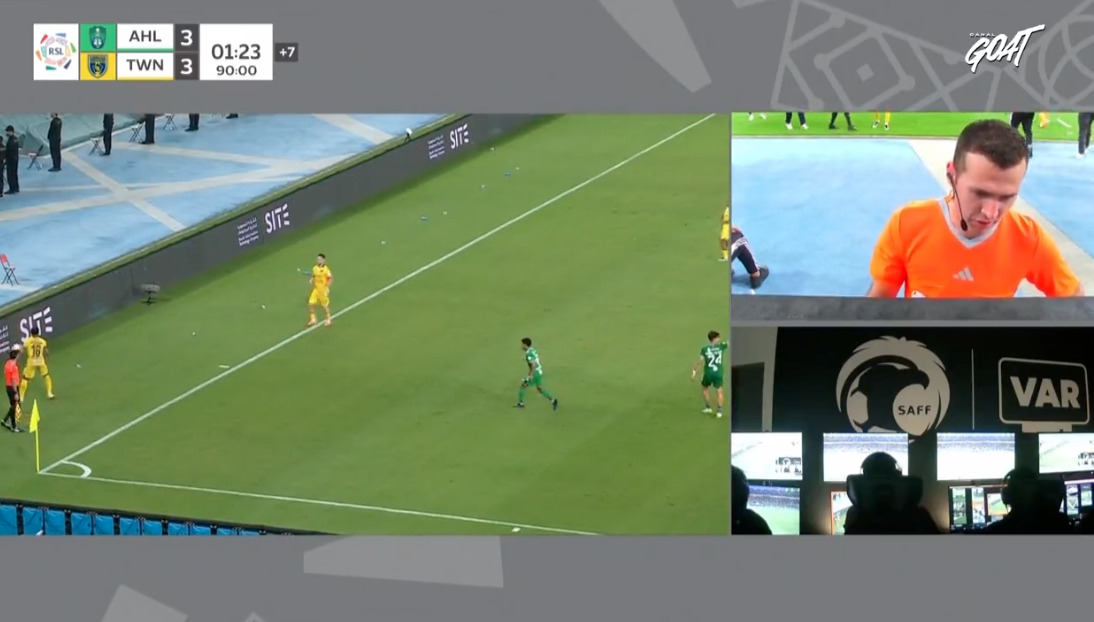 VAR lançamento lateral