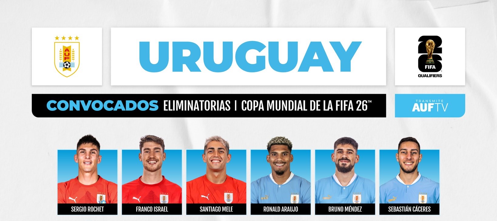 Uruguai convocados