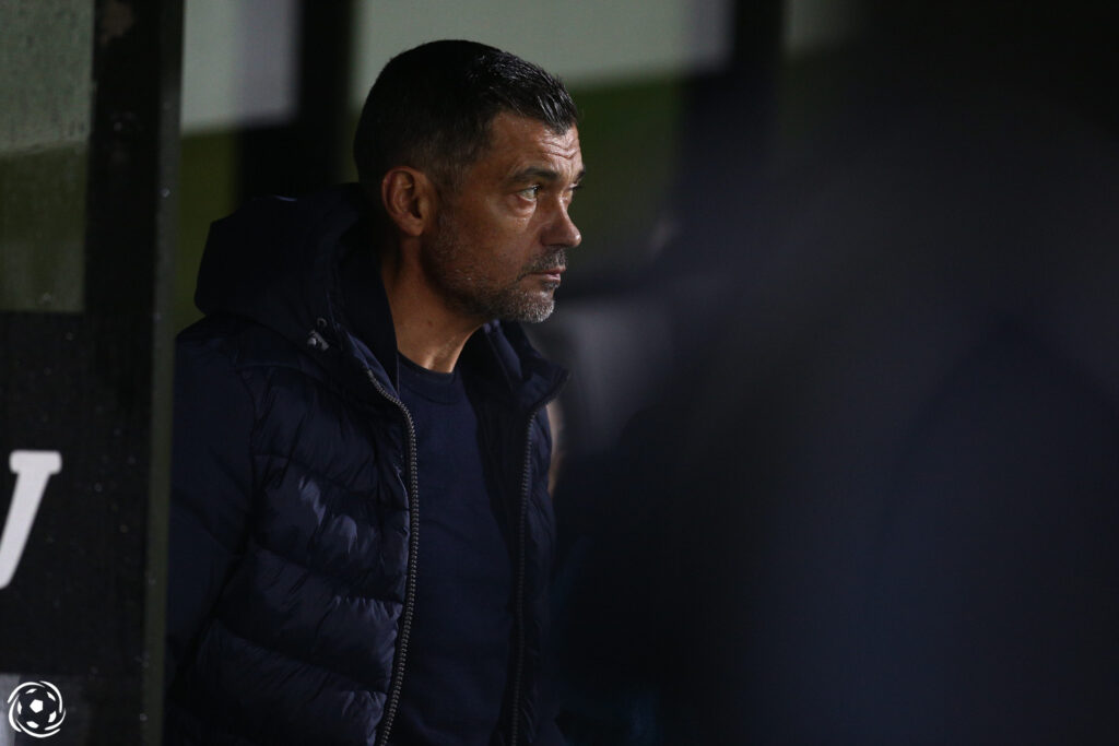 Sérgio Conceição no jogo entre o Vitória SC e o FC Porto