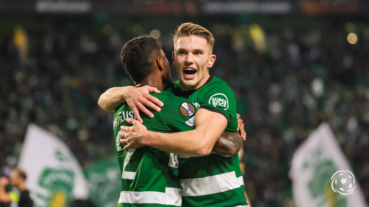 Viktor Gyokeres e Matheus Reis estiveram em foco no primeiro golo do Sporting x Strum Graz