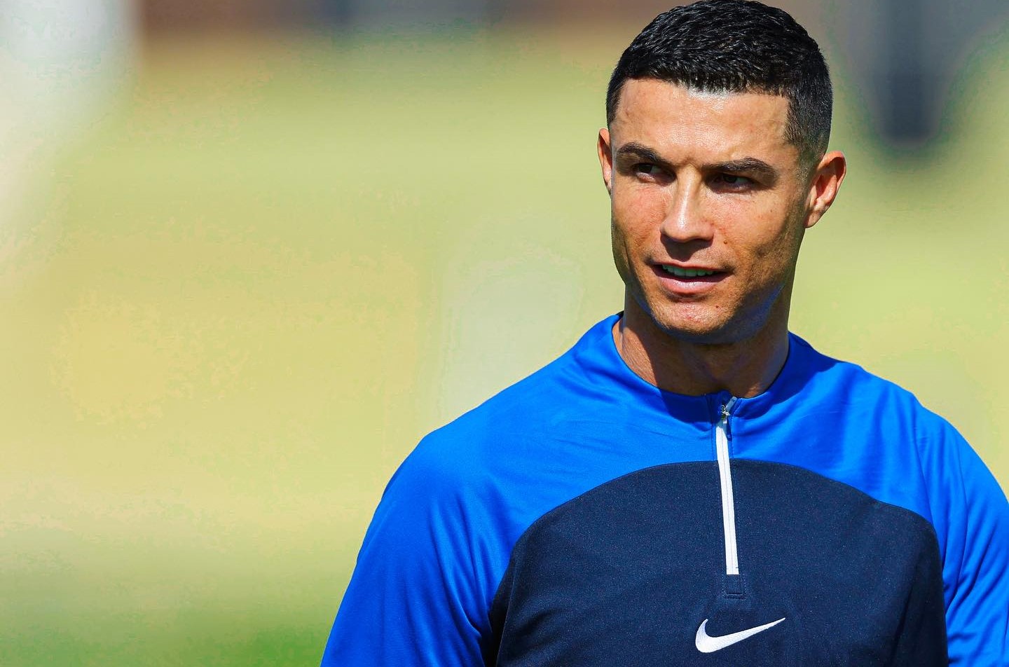 Cristiano Ronaldo no treino do Al Nassr