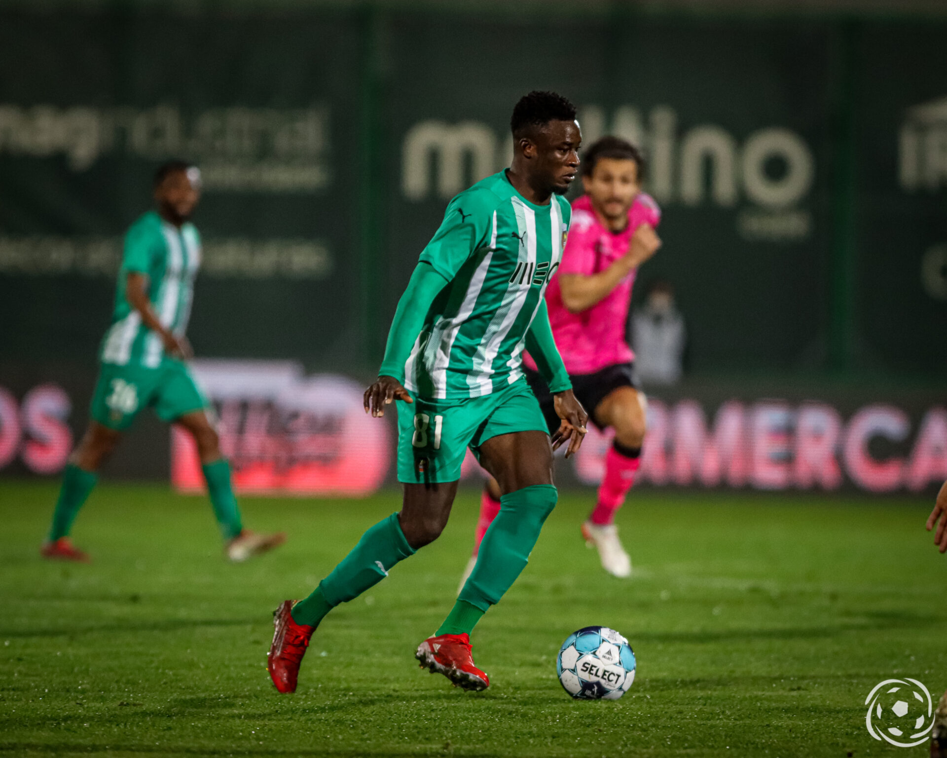 Yakubu Aziz vai ser uma das armas de Luís Freire para este Rio Ave x Sporting
