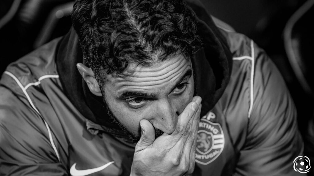 Rúben Amorim a treinar o Sporting