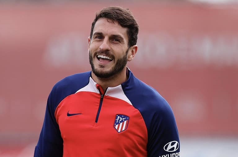 Koke a jogar pelo Atlético de Madrid
