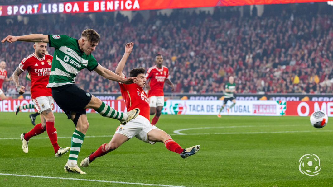 Viktor Gyokeres João Neves Benfica Sporting Primeira Liga dérbi