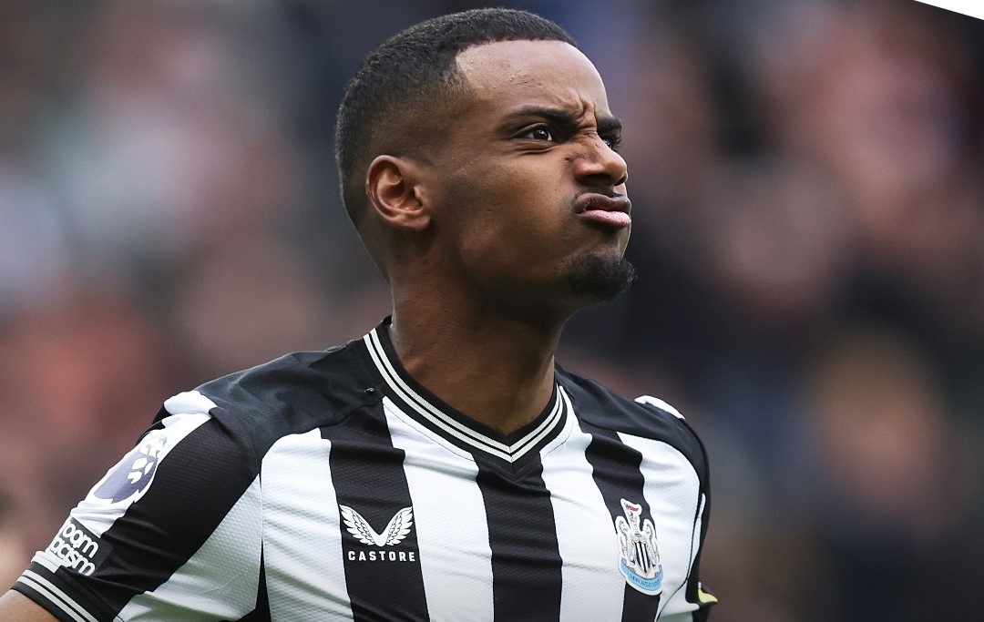 Alexander Isak a jogar pelo Newcastle