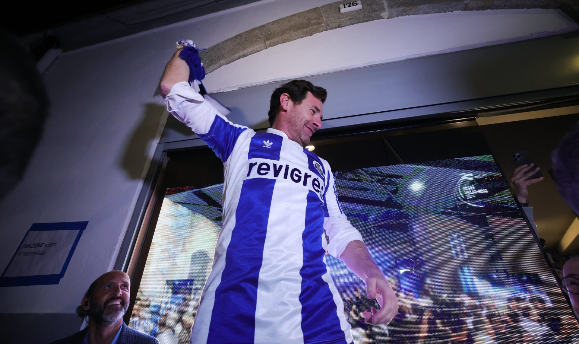 André Villas-Boas a celebrar