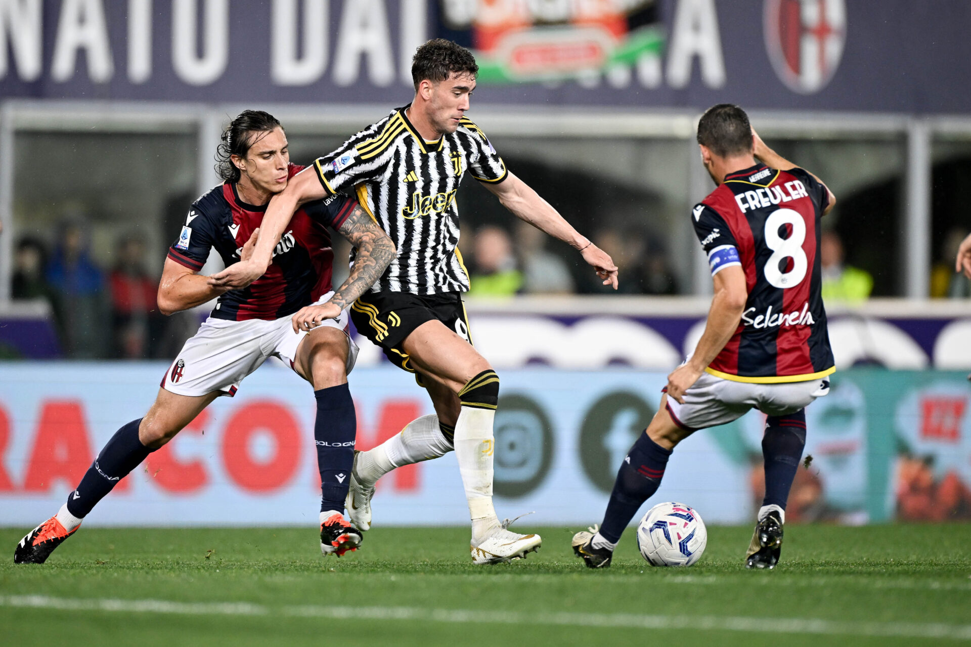 Dusan Vlahovic Juventus Bolonha