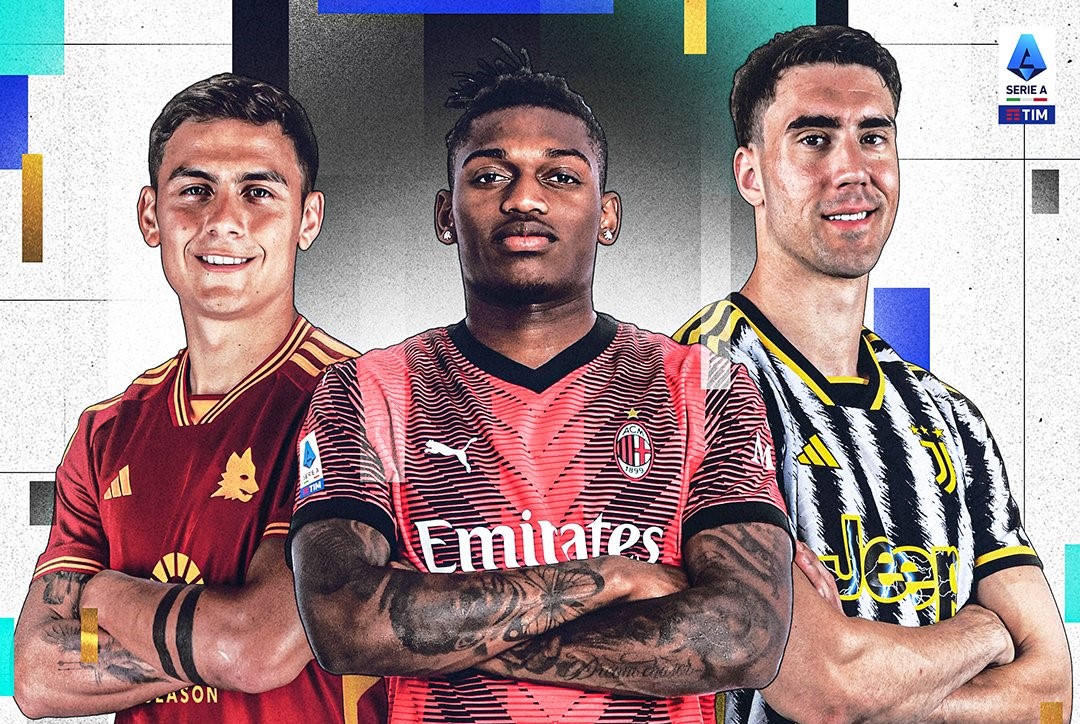 Rafael Leão Paulo Dybala Dusan Vlahovic Serie A