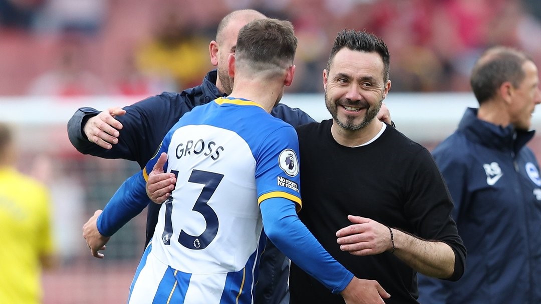 Roberto De Zerbi Pascal Gross Brighton