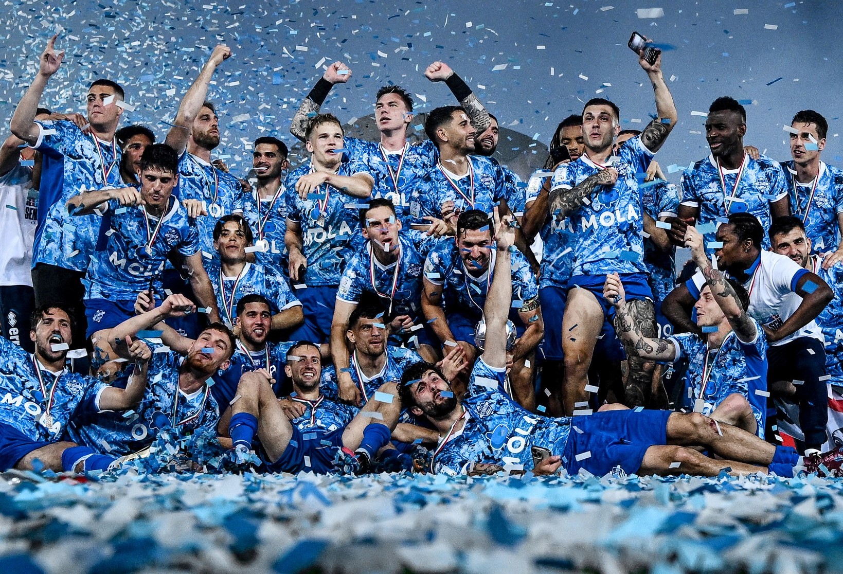 Jogadores do Como
