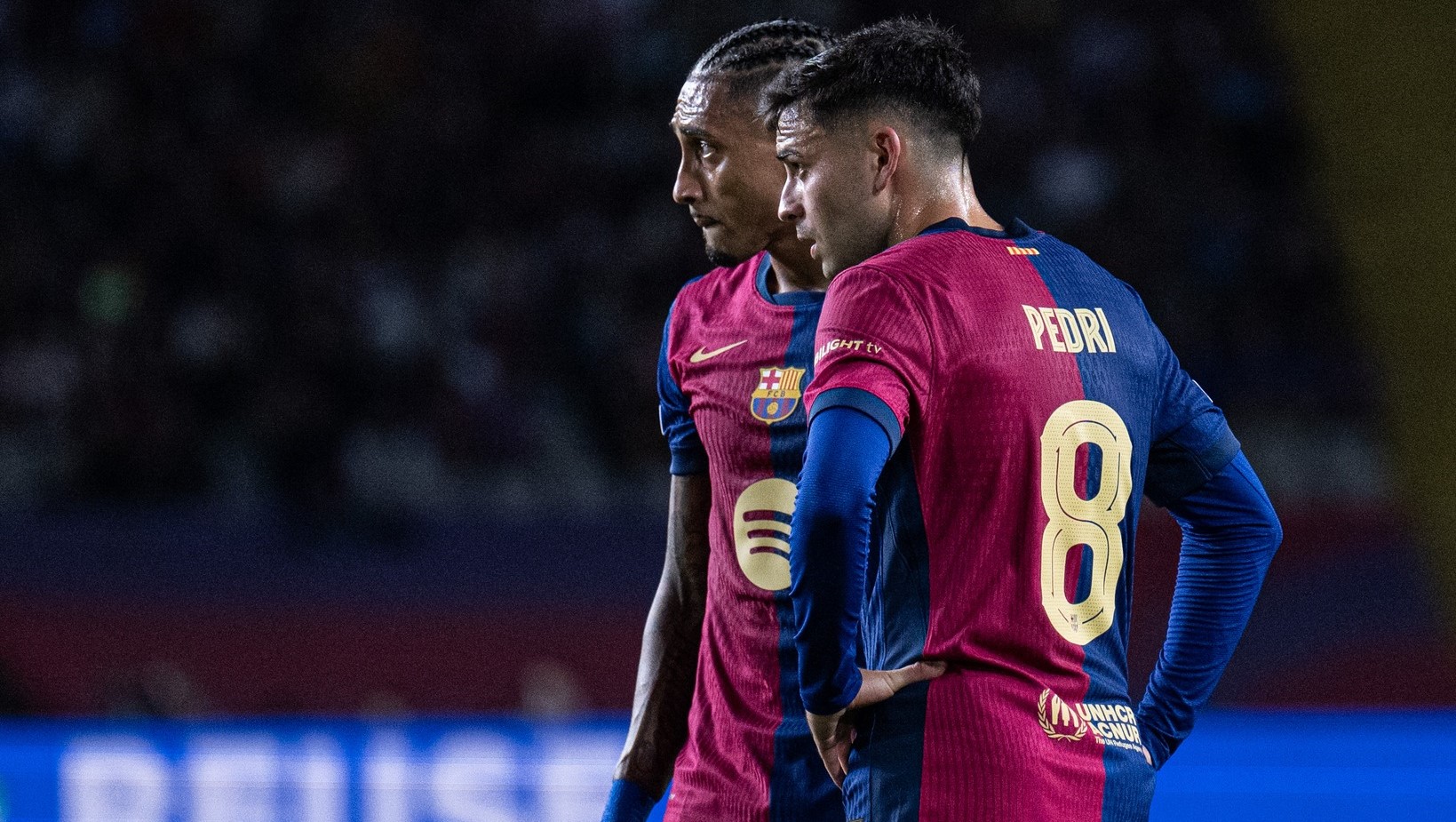 Pedri e Raphinha Barcelona