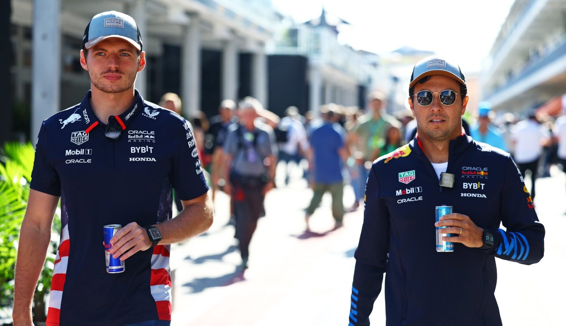 Max Verstappen e Sergio Pérez Red Bull
