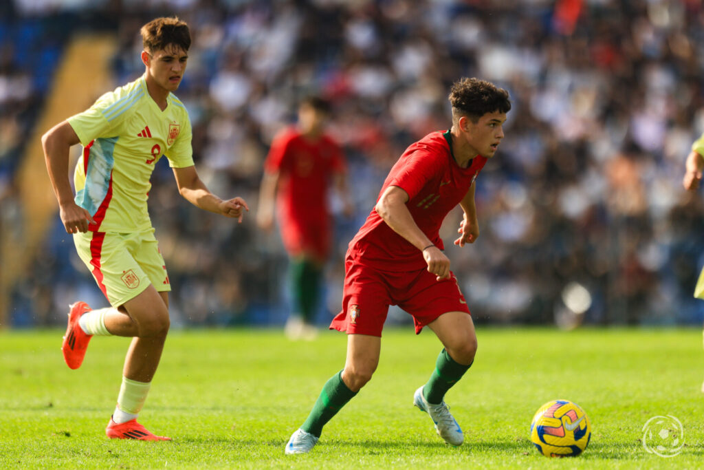 Portugal Espanha Sub-18 jogadores
