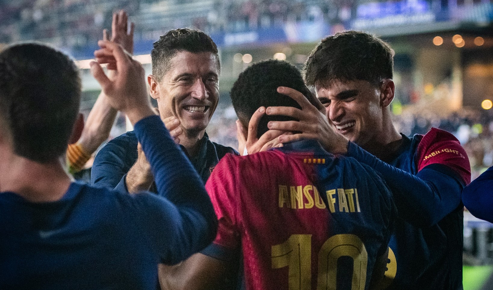 Jogadores do Barcelona