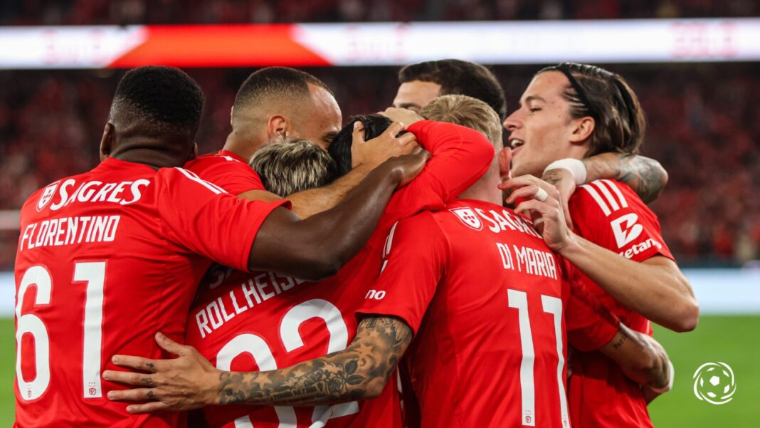 Jogadores do Benfica
