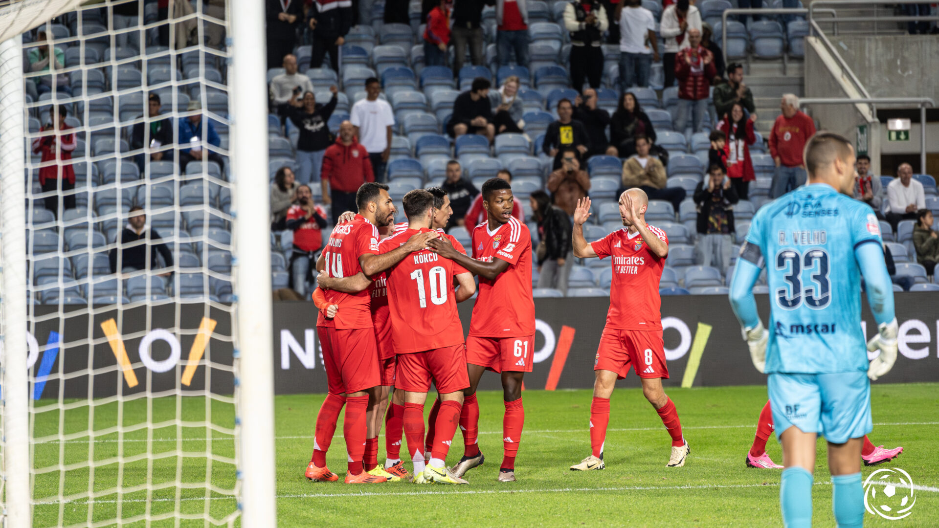 Jogadores do Benfica
