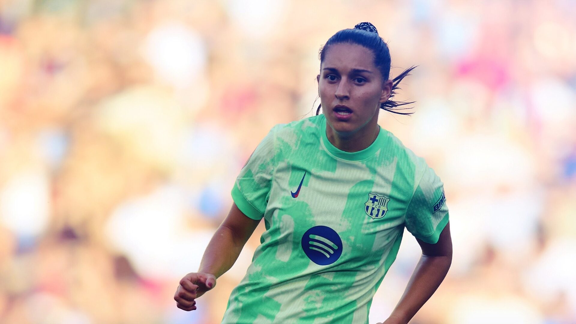 Kika Nazaeth a jogar pelo Barcelona