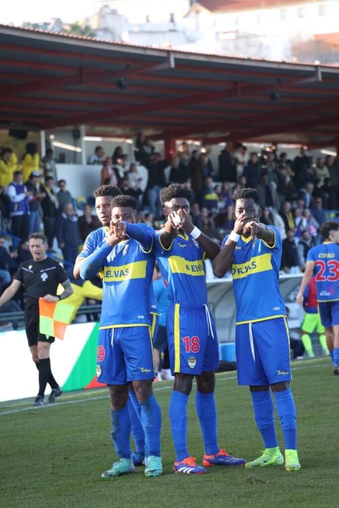 O Elvas jogadores