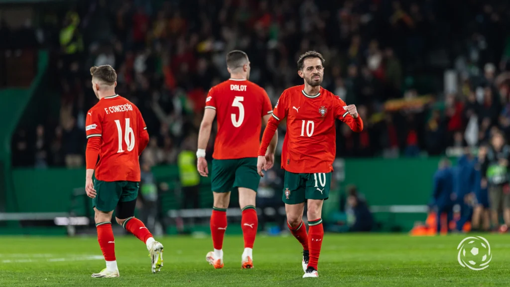 Portugal x Dinamarca Bernardo Silva Benfica