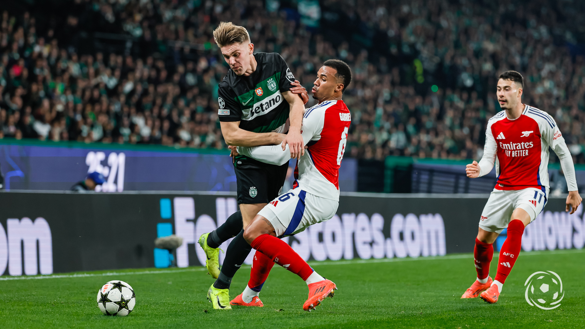Viktor Gyokeres Gabriel Magalhães Arsenal Sporting