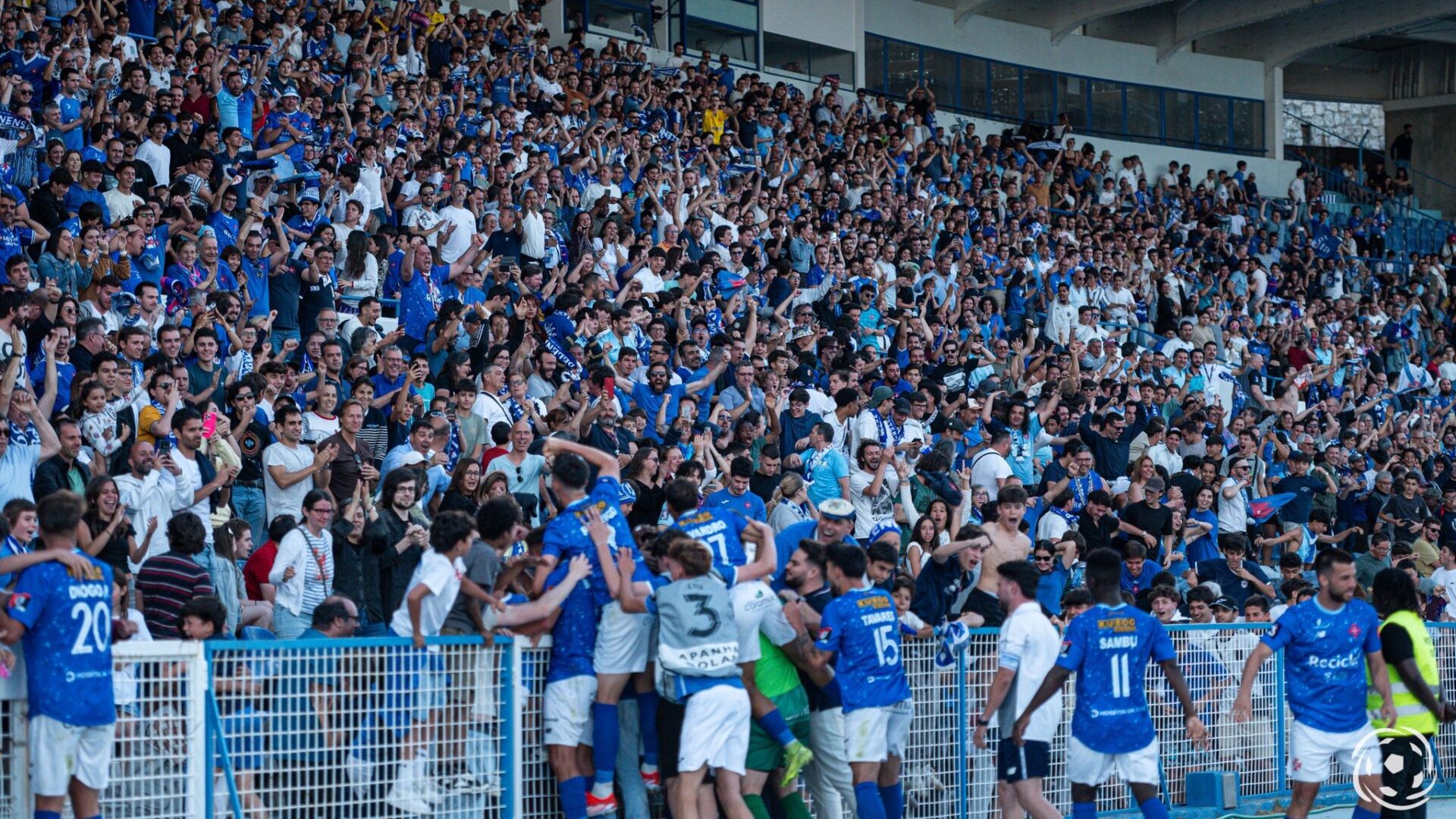 Jogadores e adeptos do Belenenses