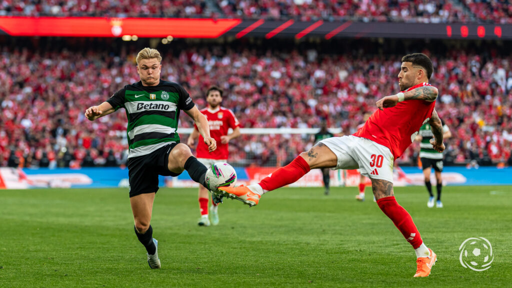 Conrad Harder Nico Otamendi Sporting Benfica