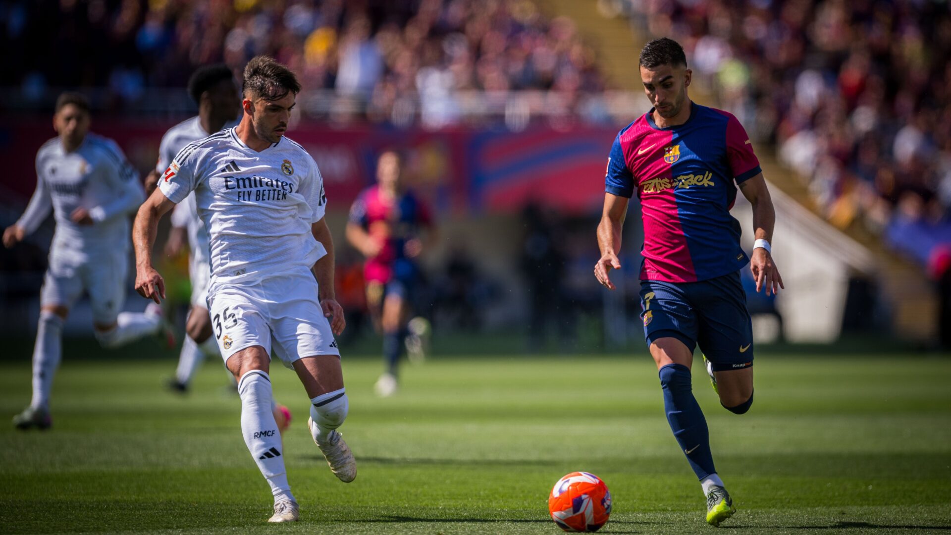Ferran Torres Raúl Asencio Barcelona Real Madrid