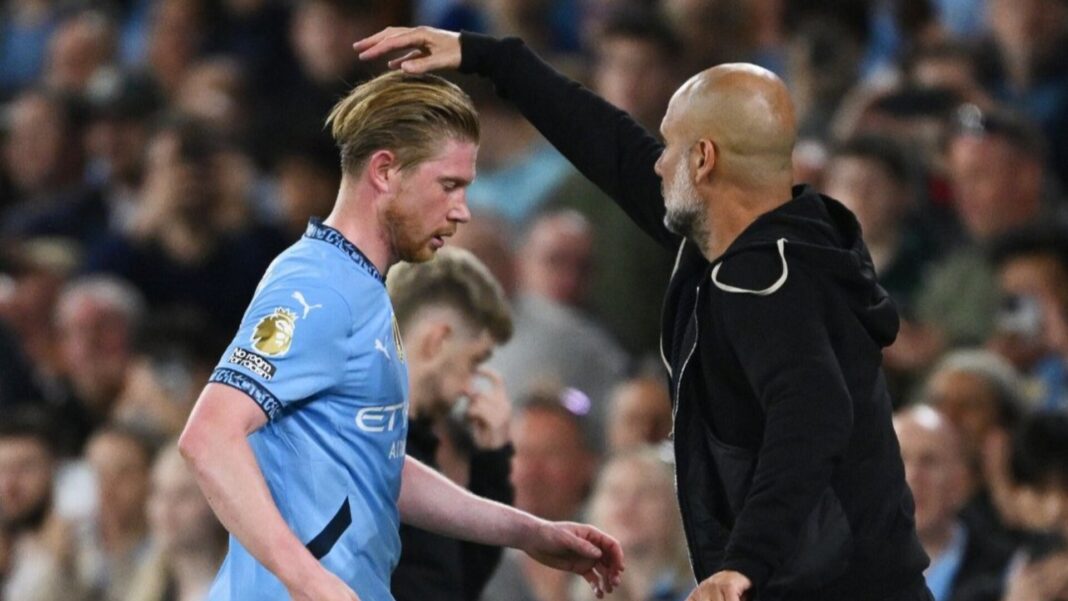 Kevin De Bruyne Pep Guardiola Manchester City