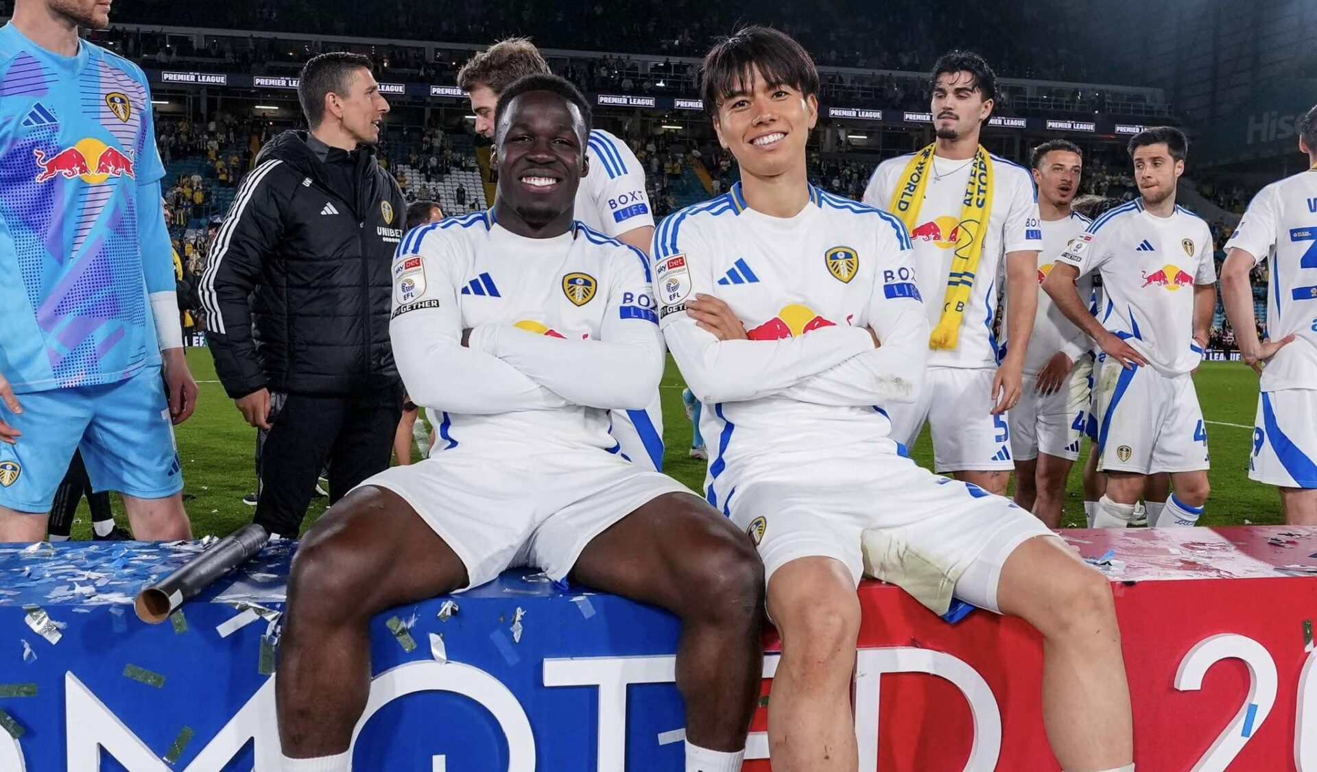 Jogadores do Leeds