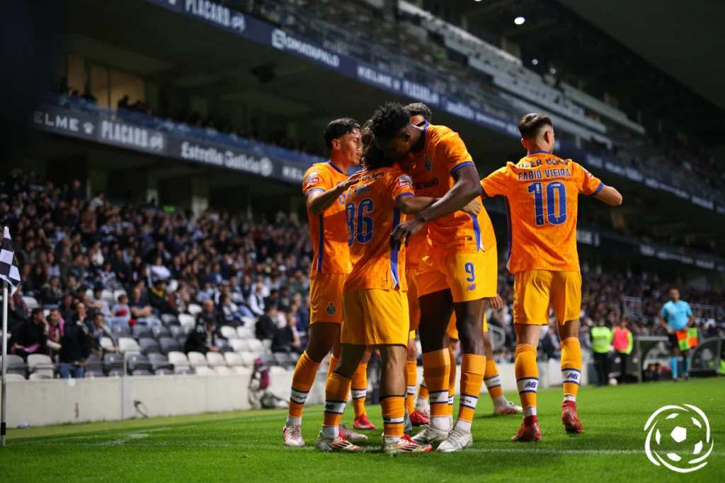 FC Porto jogadores celebram