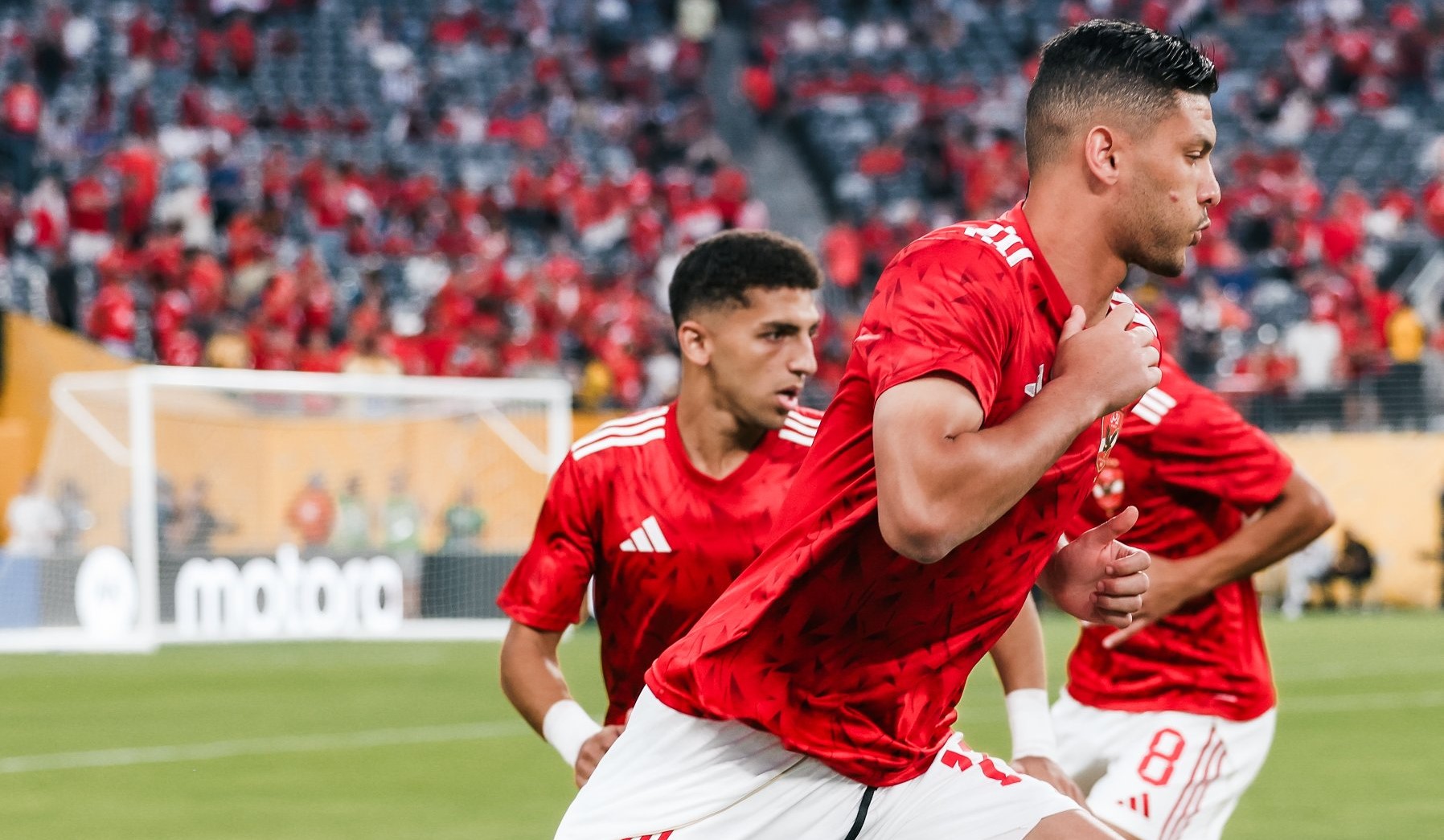 Al Ahly aquecimento