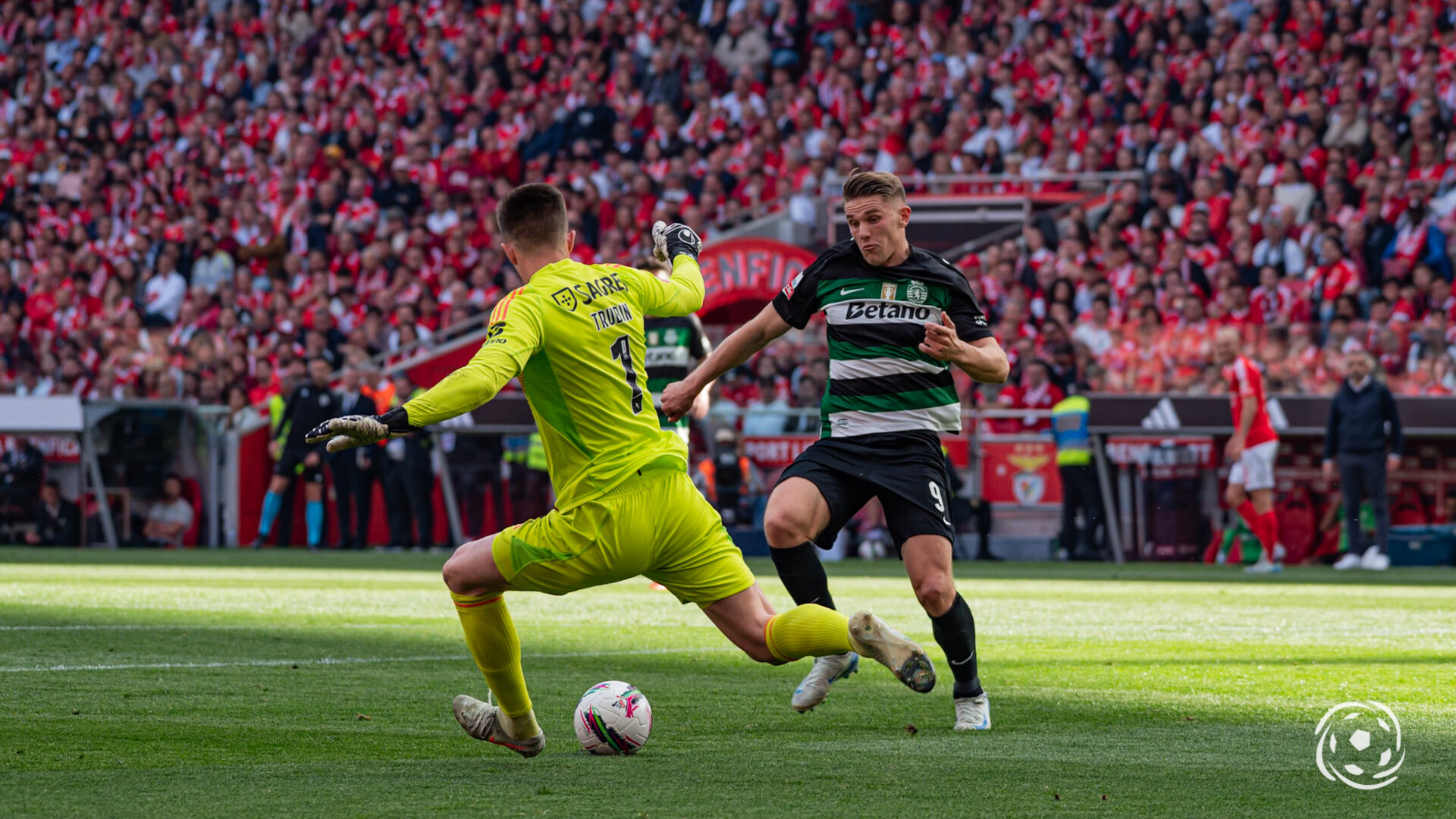 Anatoliy Trubin Viktor Gyokeres Benfica Sporting