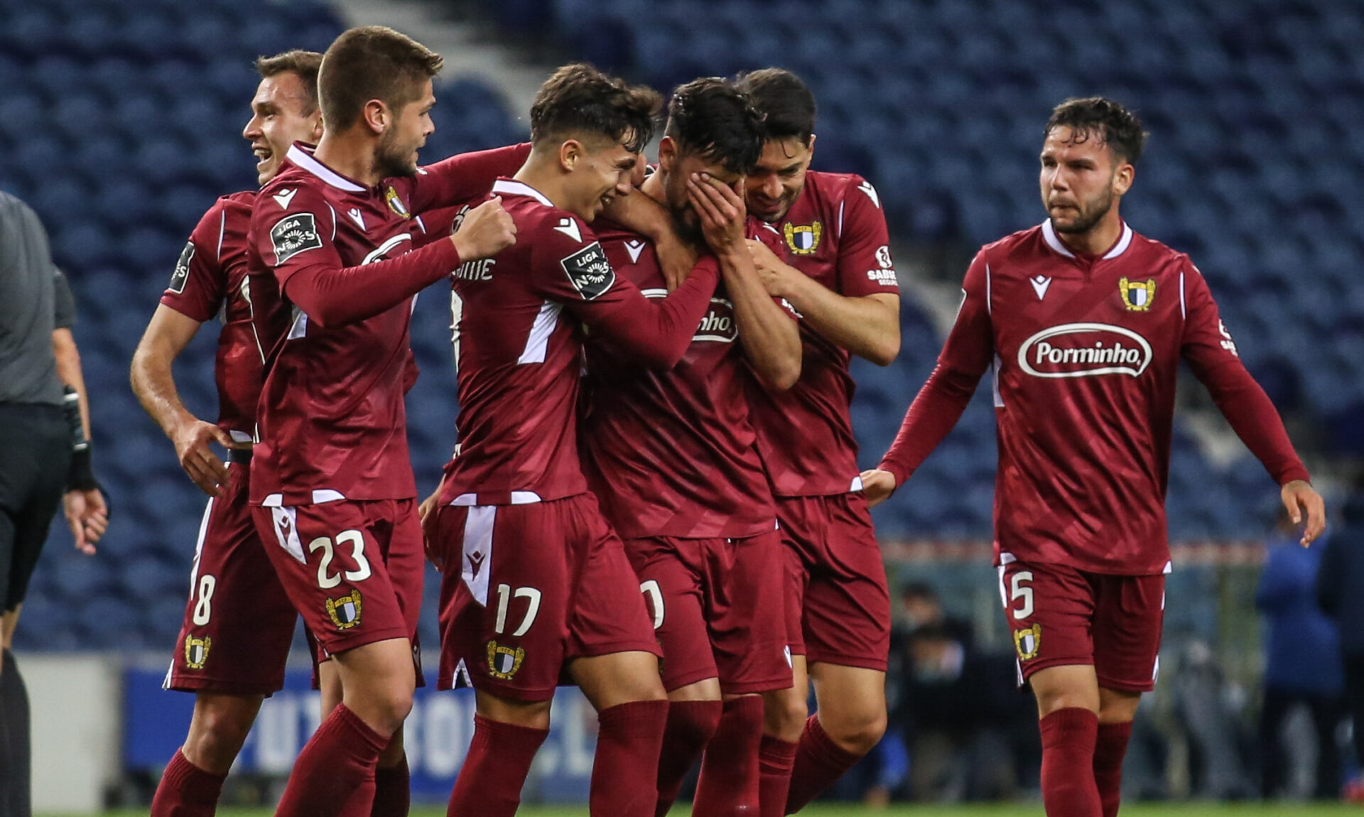 Jogadores do Famalicão