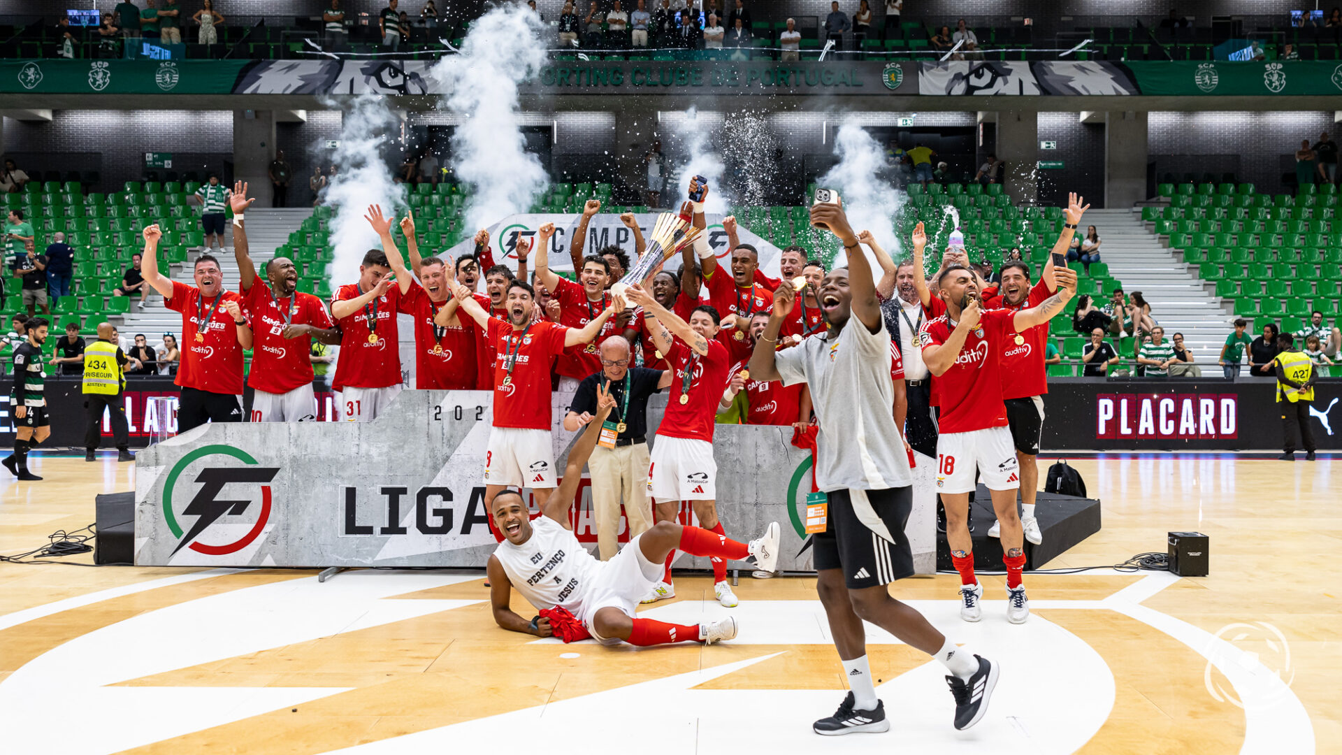 Benfica jogadores título Futsal