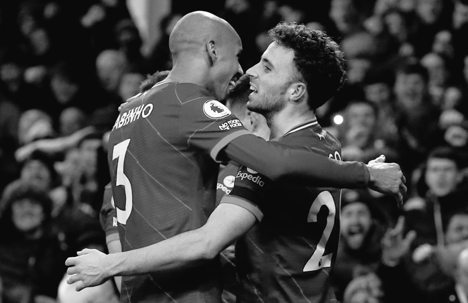 Fabinho e Diogo Jota
