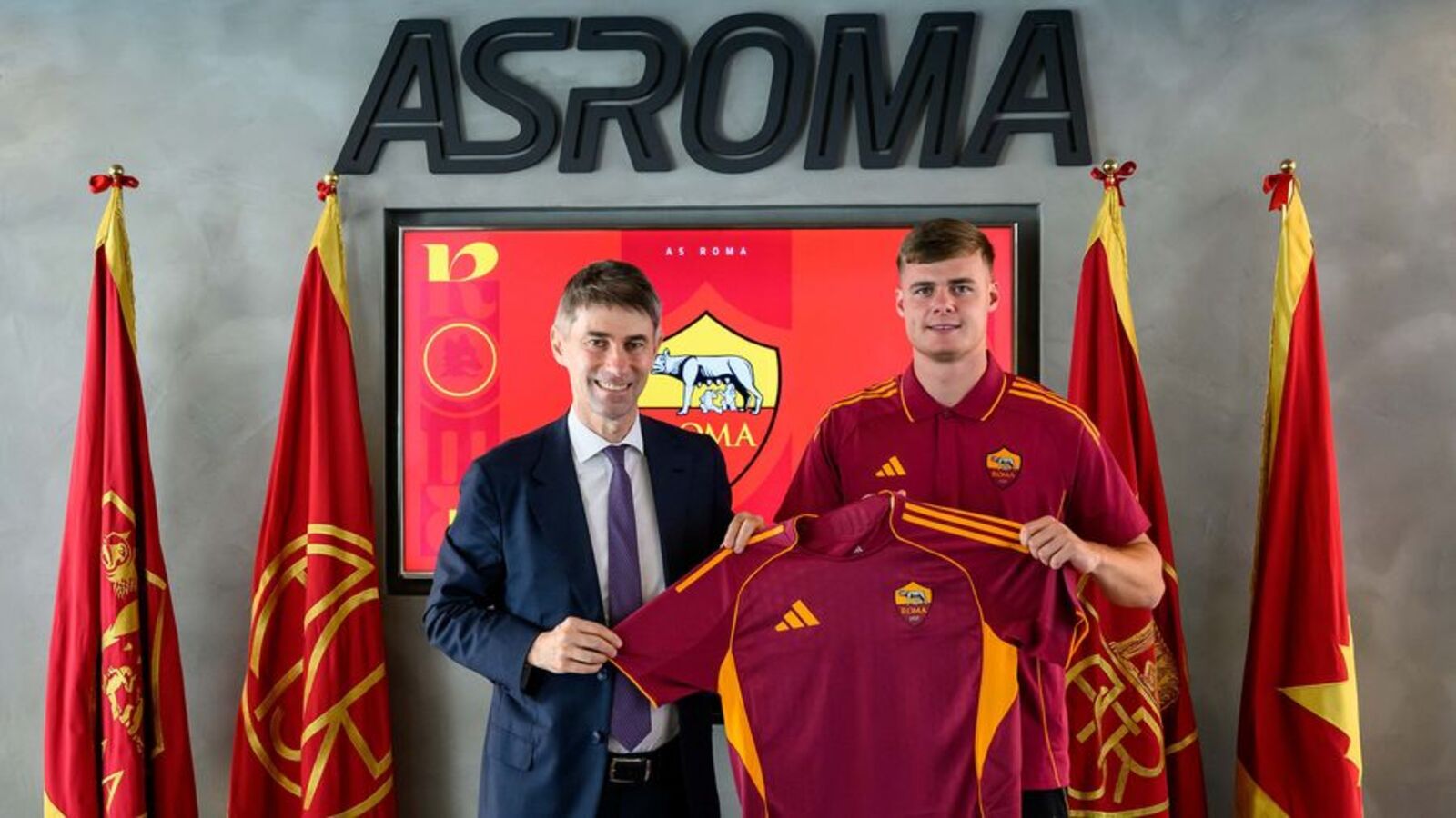 Evan Ferguson AS Roma