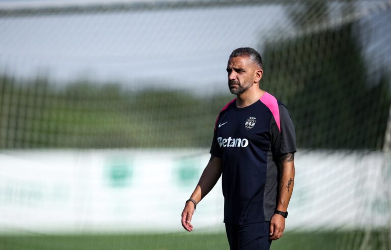 Sporting com duas baixas no treino desta segunda-feira