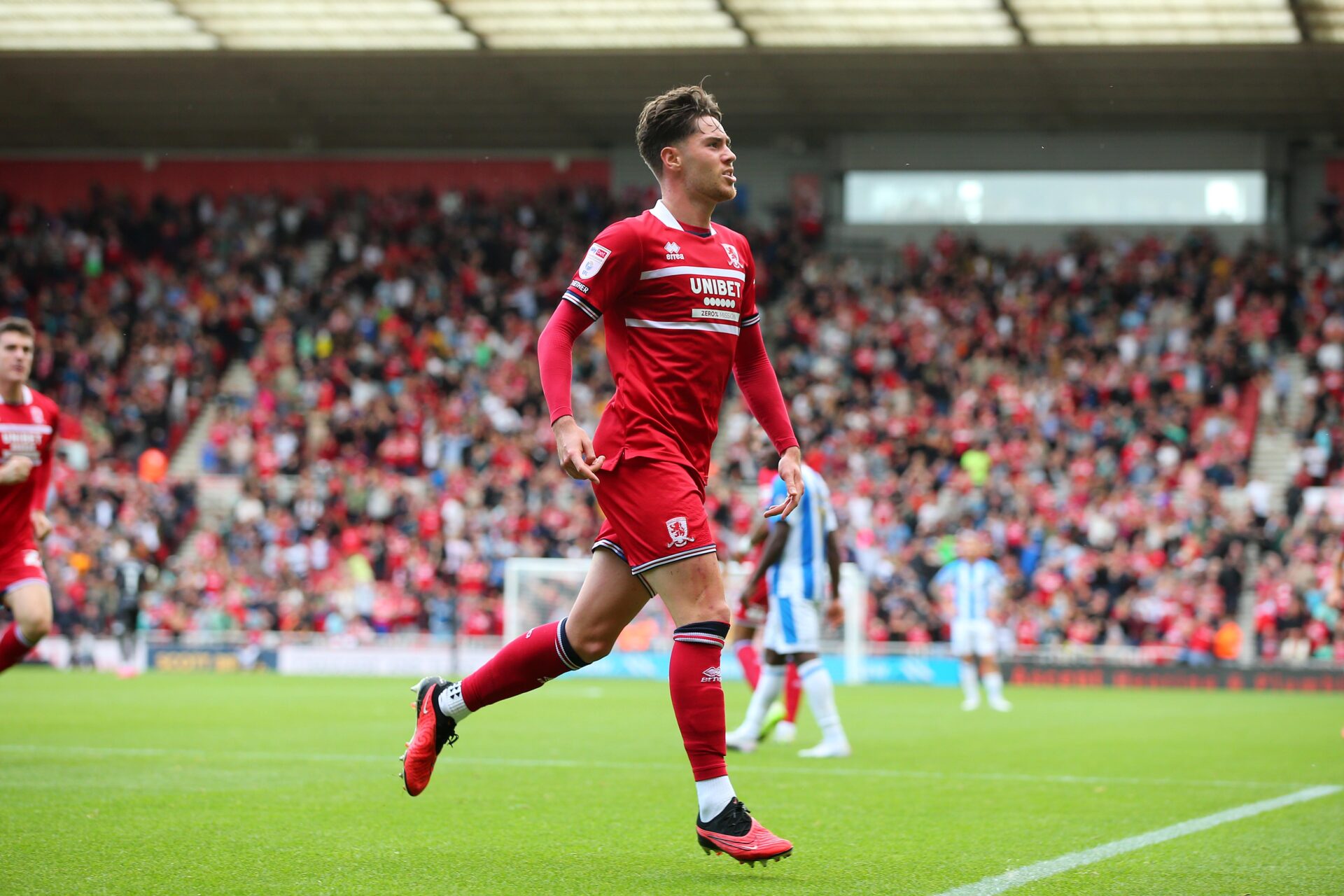 Hayden Hackney num jogo do Middlesbrough