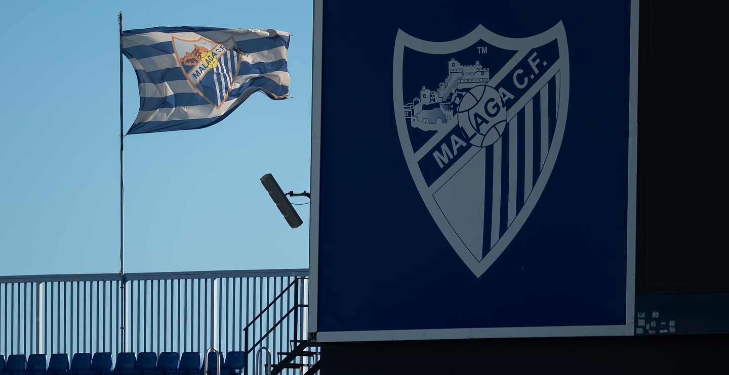 Málaga bandeira La Rosaleda